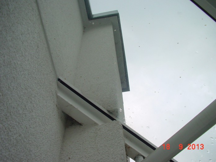 Vordach innerhalb WDVS